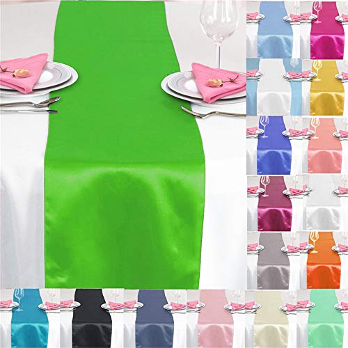 Time to Sparkle 10X Satin Tischläufer 30x275cm Tischdecke Hochzeit Bankett Dekoration Party - Apfelgrün Time to Sparkle 10X Satin Tischläufer 30x275cm Tischdecke Hochzeit Bankett Dekoration Party - Apfelgrün von Time to Sparkle