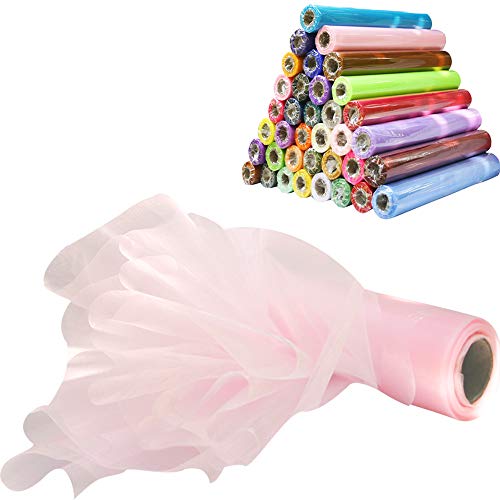 Time to Sparkle 29CM X 26M Organza Rolle Weich Schiere Stoff Hochzeit Party Geschenke(BabyPink) von Time to Sparkle