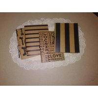 Alphabet Cahier Notizbuch Blanko Reisetagebuch Tasche Notizhalter Reisepass Planer von TimeGliderBooks