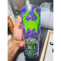 Maleficent 30Oz Glitzer Becher von TimeLssCrafts