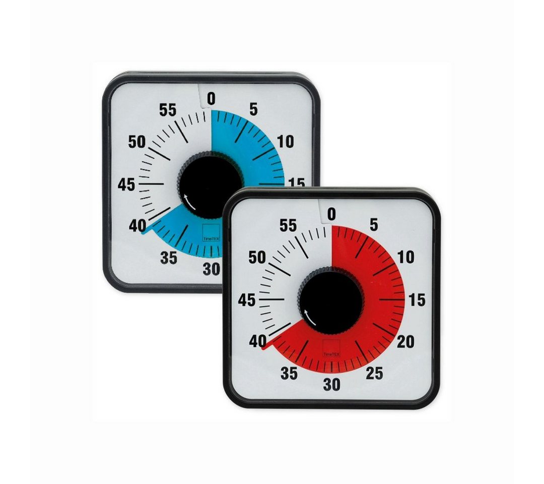TimeTEX Eieruhr Zeitdauer-Uhr Automatik" magnetisch, 19x19 cm" von TimeTEX
