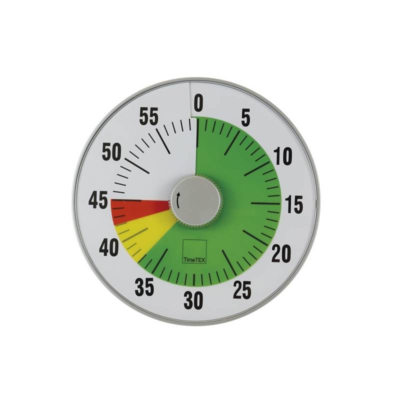 TimeTEX Eieruhr Zeitdauer-Uhr "lautlos" - Visueller Countdown Timer von TimeTEX