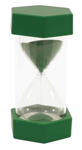 TimeTEX - Sanduhr XL | 30 Minuten Timer zur Darstellung des Zeitverlaufs für Zeitaufgaben im Unterricht oder selbstgesteuertes Lernen | 6-eckig, 12 cm hoch, 6,5 cm ø | Farbe: grün TimeTEX - Sanduhr XL | 30 Minuten Timer zur Darstellung des Zeitverlaufs für Zeitaufgaben im Unterricht oder selbstgesteuertes Lernen | 6-eckig, 12 cm hoch, 6,5 cm ø | Farbe: grün von TimeTEX