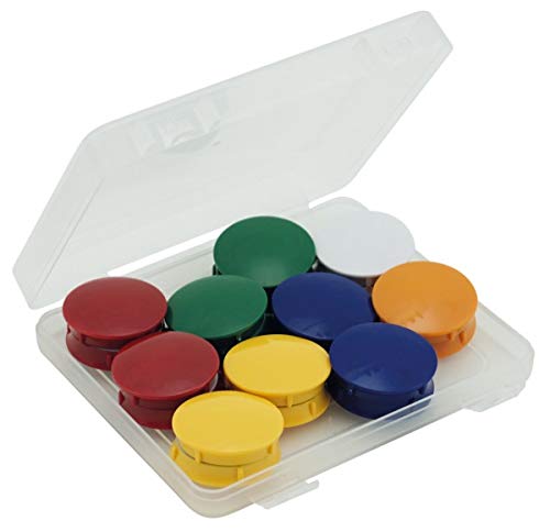 TimeTEX Set Haft-Magnete 38 mm ø in Box, 20-TLG. von TimeTEX