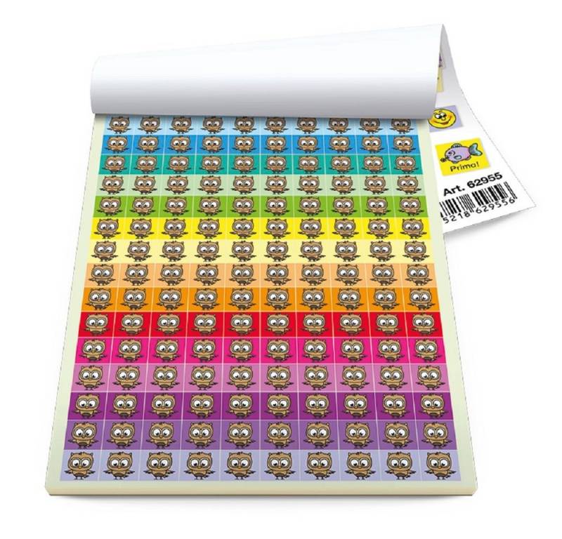 TimeTEX Sticker Block Belobigungs-Aufkleber XXL Deutsch, 1.076 Stück, (1076-tlg) von TimeTEX