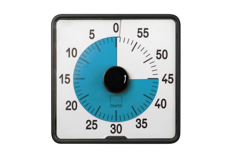 TimeTEX Tischuhr TimeTEX Timer "Countdown" L, 20x20 cm von TimeTEX