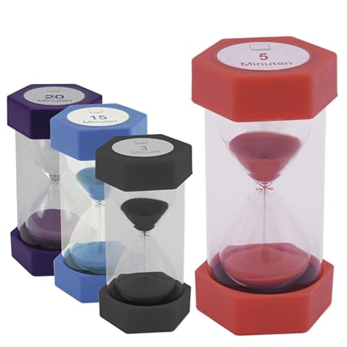 TimeTex Mega-Sanduhr - 5 Minuten - rot - 16 cm hoch - 61982 TimeTex Mega-Sanduhr - 5 Minuten - rot - 16 cm hoch - 61982 von TimeTEX