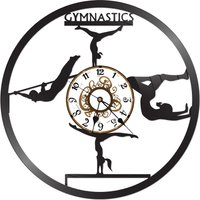 Gymnastik Deko - Wanduhr Schallplattenuhr Schallplatten Für Wand Geschenk von TimeVaultTreasures