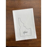 Besticktes Mehlsack-Geschirrtuch | Idaho Geschirrtuch von TimeWellStitched