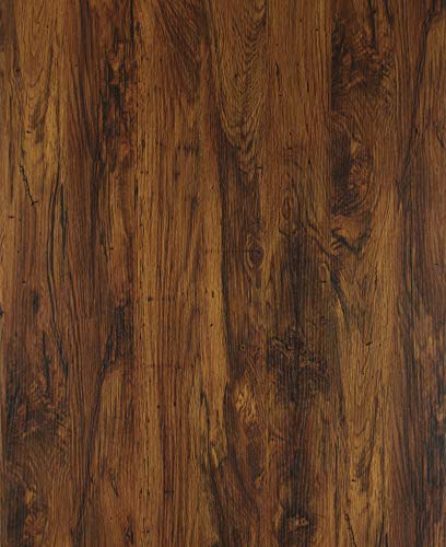 Möbelfolie Holzoptik 60x500cm Klebefolie Holz Eiche Holztapete Selbstklebend Tapete Holzmaserung Braun Dekorfolie Vintage Wandpapier Möbelaufkleber Vinyl Folie für Wand Möbel DIY von Timeet