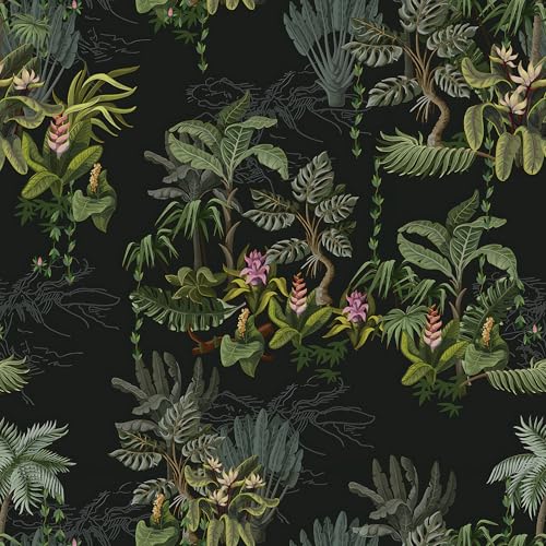 Timeet Botanische Selbstklebende Tapete Schwarz 41x1000cm Möbelfolie Selbstklebend Grüne Tropische Pflanze Blätter Tapete Vinyl Wasserdicht Klebetapete für Schlafzimmer Wohnzimmer Küche Wand Möbel Timeet Botanische Selbstklebende Tapete Schwarz 41x1000cm Möbelfolie Selbstklebend Grüne Tropische Pflanze Blätter Tapete Vinyl Wasserdicht Klebetapete für Schlafzimmer Wohnzimmer Küche Wand Möbel von Timeet