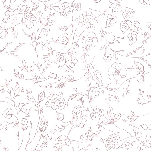 Timeet Selbstklebende Tapete Weiß und Rosa Blumen Klebefolie Botanischer Möbelfolie Selbstklebend Textur Möbelaufkleber Wasserfest Vinyl Folie für Möbel, Küche 44x300CM Timeet Selbstklebende Tapete Weiß und Rosa Blumen Klebefolie Botanischer Möbelfolie Selbstklebend Textur Möbelaufkleber Wasserfest Vinyl Folie für Möbel, Küche 44x300CM von Timeet