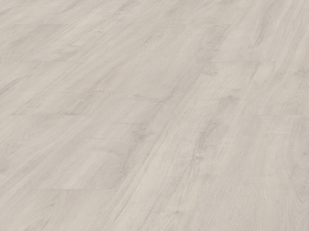 Timefloor Vinylboden Premium Klebevinyl Eiche Schneeweiß Landhausdiele - 1530x250x2,5 mm, Verklebung, feuchtraumgeeignet von Timefloor