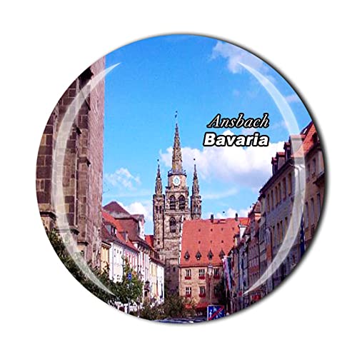 Ansbach Kühlschrankmagnet Bayern Deutschland Kristall Touristen Souvenir Geschenkkollektion Kühlschrank Magnet Aufkleber von Timefly