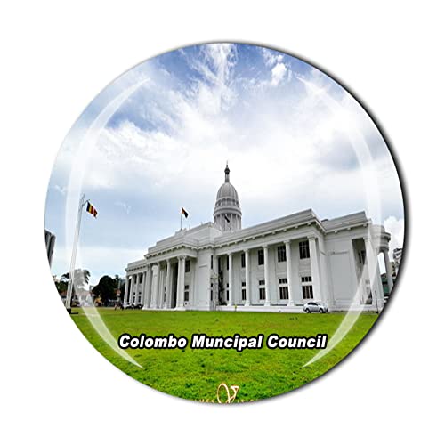 Colombo Muncipal Council Sri Lanka Kühlschrankmagnet Kristall Touristen Souvenir Geschenkkollektion Kühlschrank Magnet Aufkleber von Timefly