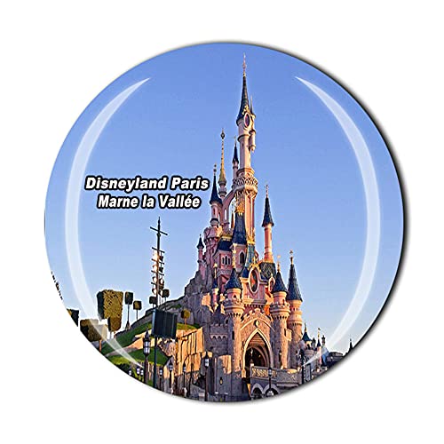 Disney Paris Marne la Vallée Frankreich Kühlschrankmagnet Kristall Tourist Souvenir Geschenkkollektion Kühlschrank Magnetaufkleber von Timefly