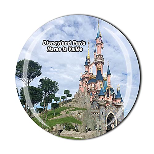 Disneyland Paris Marne la Vallée Frankreich Kühlschrankmagnet Kristall Tourist Souvenir Geschenk Sammlung Kühlschrank Magnetaufkleber von Timefly