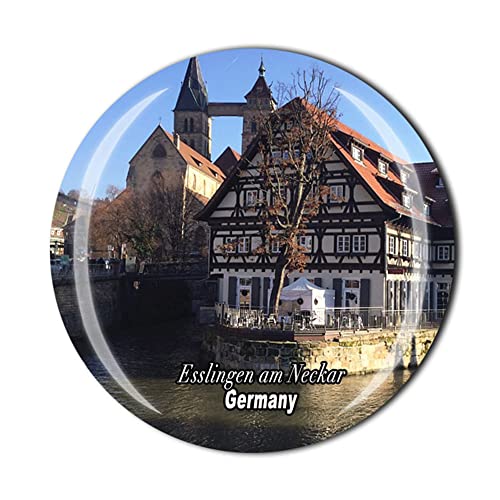 Esslingen am Neckar Baden-Wurttemberg Deutschland Kühlschrankmagnet Kristall Touristen Souvenir Geschenkkollektion Kühlschrank Magnet Aufkleber von Timefly