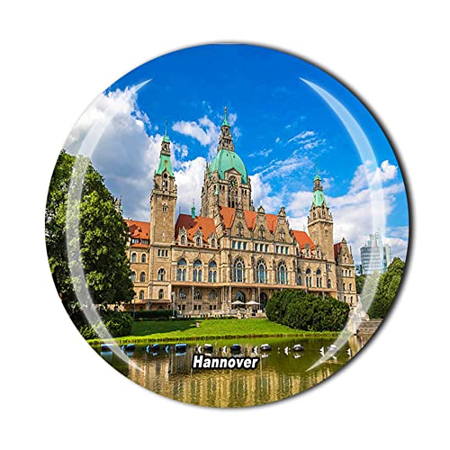 Hannover Niedersachsen Deutschland Kühlschrankmagnet Kristall Touristen Souvenir Geschenkkollektion Kühlschrank Magnet Aufkleber von Timefly
