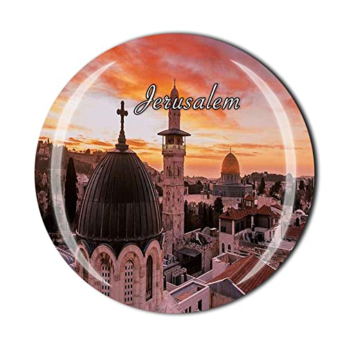 Jerusalem Israel Kühlschrankmagnet Kristall Touristen Souvenir Geschenkkollektion Kühlschrank Magnet Aufkleber von Timefly