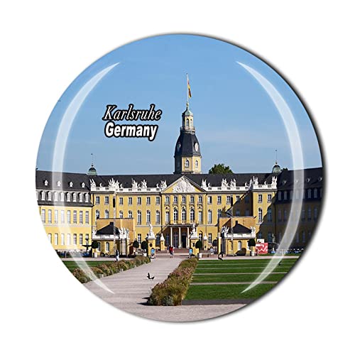 Karlsruhe Baden-Wurttemberg Deutschland Kühlschrankmagnet Kristall Touristen Souvenir Geschenkkollektion Kühlschrank Magnet Aufkleber von Timefly