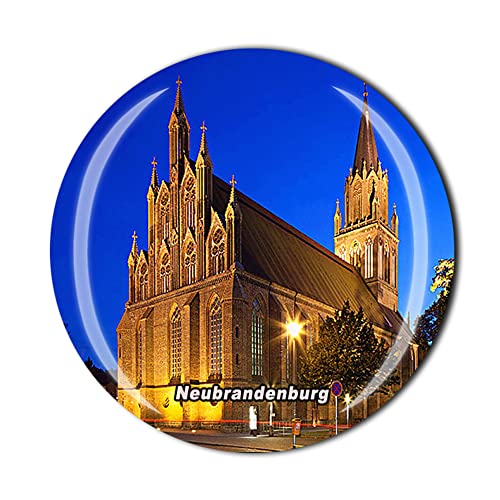 Kühlschrankmagnet Mecklenburg-Vorpommern Deutschland Kristall Touristen Souvenir Geschenkkollektion Kühlschrank Magnet Aufkleber Neubrandenburg von Timefly