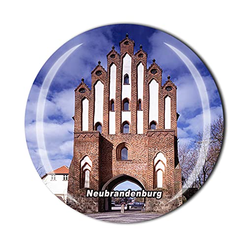 Kühlschrankmagnet Mecklenburg-Vorpommern Deutschland Kristall Touristen Souvenir Geschenkkollektion Kühlschrank Magnet Aufkleber Neubrandenburg von Timefly