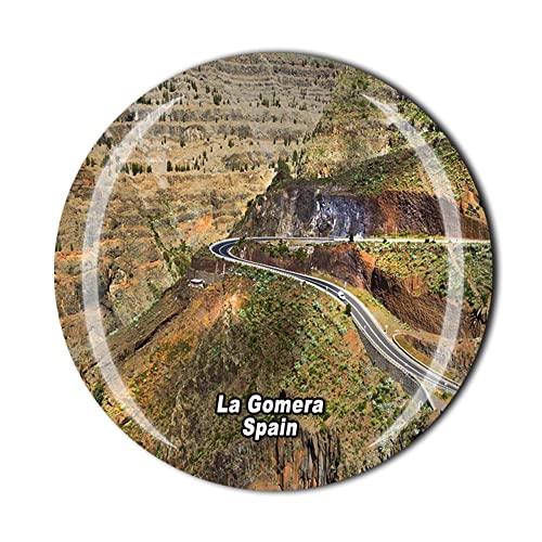 La Gomera Spanien Kühlschrankmagnet Kristall Touristen Souvenir Geschenkkollektion Kühlschrank Magnet Aufkleber von Timefly