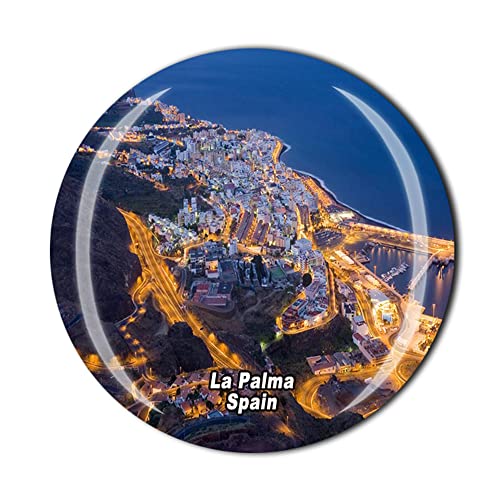 La Palma Spanien Kühlschrankmagnet Kristall Touristen Souvenir Geschenkkollektion Kühlschrank Magnet Aufkleber von Timefly