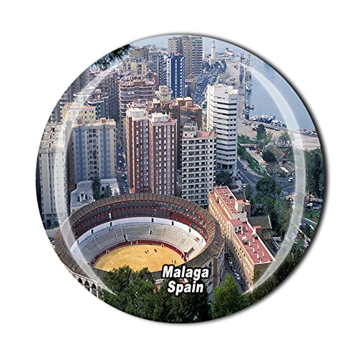 Malaga Spanien Kühlschrankmagnet Kristall Touristen Souvenir Geschenkkollektion Kühlschrank Magnetischer Aufkleber von Timefly