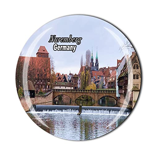 Nürnberg Deutschland Kühlschrankmagnet Kristall Touristen Souvenir Geschenkkollektion Kühlschrank Magnet Aufkleber von Timefly