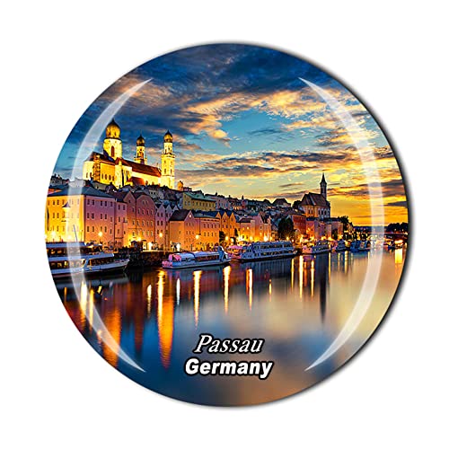 Passau Germany Kühlschrankmagnet Kristall Touristen Souvenir Geschenkkollektion Kühlschrank Magnet Aufkleber von Timefly