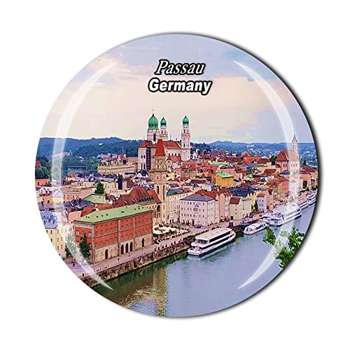 Passau Germany Kühlschrankmagnet Kristall Touristen Souvenir Geschenkkollektion Kühlschrank Magnet Aufkleber von Timefly
