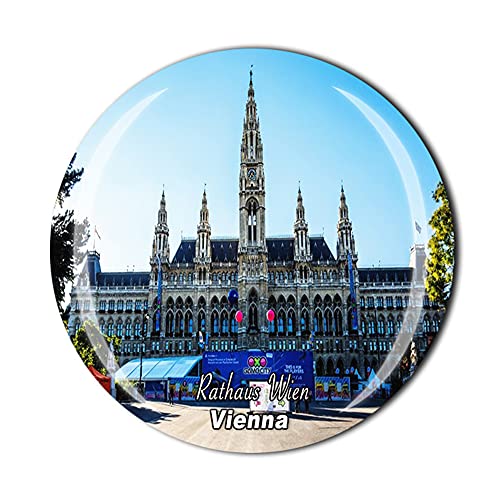 Rathaus Wien Wien Kühlschrankmagnet Kristall Touristen Souvenir Geschenkkollektion Kühlschrank Magnet Aufkleber von Timefly