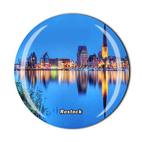 Rostock Mecklenburg-Vorpommern Deutschland Kühlschrankmagnet Kristall Touristen Souvenir Geschenkkollektion Kühlschrank Magnet Aufkleber von Timefly