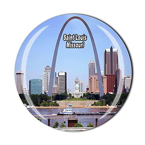 Saint Louis Missouri USA Amerika Kühlschrankmagnet Kristall Tourist Souvenir Geschenk Kollektion Kühlschrank Magnetaufkleber von Timefly