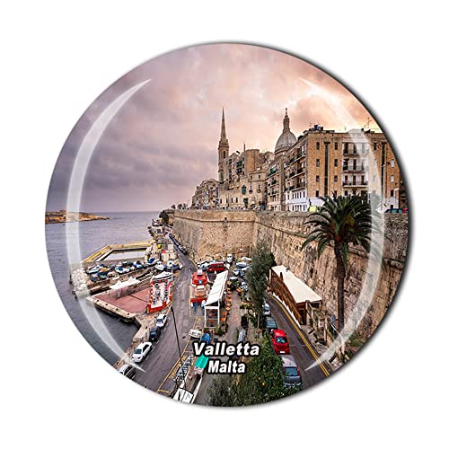 Valletta Malta Kühlschrankmagnet Kristall Touristen Souvenir Geschenkkollektion Kühlschrank Magnetischer Aufkleber von Timefly