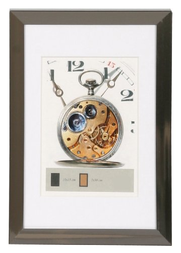 Timeless Kunststoff Bilderrahmen 10x15 bis 40x50 mit Passepartout Foto Rahmen: Farbe: Stahl | Format: 30x45 Timeless Kunststoff Bilderrahmen 10x15 bis 40x50 mit Passepartout Foto Rahmen: Farbe: Stahl | Format: 30x45 von Timeless