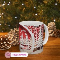 Kaffeetasse Rot Und Weiß Urlaub Design Trinkgefäße Weihnachten Geschenkidee Heiße Schokolade Tropftasse Malen Sie Die Stadt Bff Geschenk Kaffeetasse Rot Und Weiß Urlaub Design Trinkgefäße Weihnachten Geschenkidee Heiße Schokolade Tropftasse Malen Sie Die Stadt Bff Geschenk von TimelessBohoChic