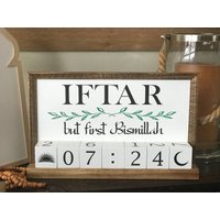 Ramadan Countdown - Kalender Iftar Zeit Ist Es Schon Iftar? Dekor von TimelessTouchDesigns