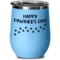 Pawther Tag Weinglas, Haustier Vatertag, Hund Papa, Katze Pelz Tagesgeschenk, Geschenk Vom Hund, Lustiges Für Papa von Timelessgiftshops