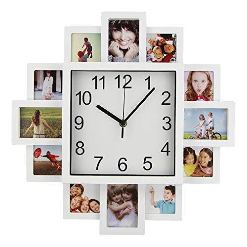 Timelike DIY Rahmen Uhr, DIY Wanduhr Modernes Design DIY Fotorahmen Uhr Kunststoff Kunst Bilder Uhr Einzigartige Klok Home Decor - Machen Sie Ihre eigene Multi-Foto-Uhr Timelike DIY Rahmen Uhr, DIY Wanduhr Modernes Design DIY Fotorahmen Uhr Kunststoff Kunst Bilder Uhr Einzigartige Klok Home Decor - Machen Sie Ihre eigene Multi-Foto-Uhr von Timelike