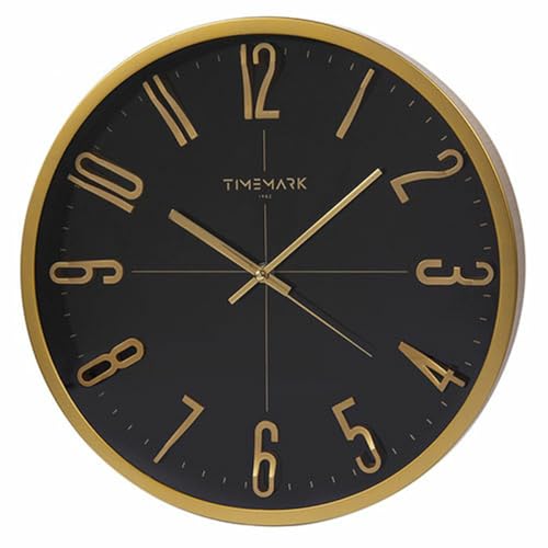 Timemark Wanduhr schwarz Ø 34 cm von Timemark