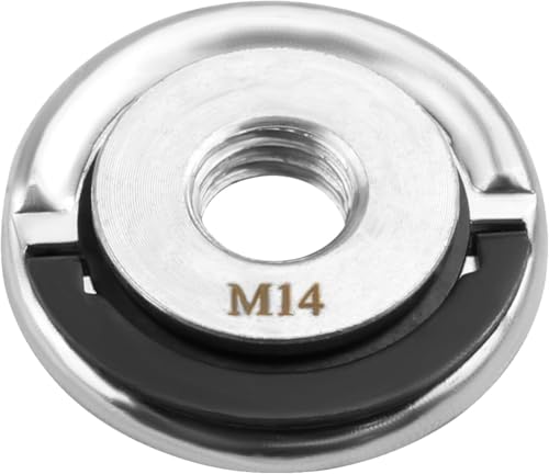 M14 Schnellspannmuttern, Winkelschleifer Verriegelung Schnellspanner Winkelschleifer Mutter Aufsätze Mutter Ersatzteile Druckplatte Befestigung für die meisten Winkelschleifer Genaues Gewinde M14 Schnellspannmuttern, Winkelschleifer Verriegelung Schnellspanner Winkelschleifer Mutter Aufsätze Mutter Ersatzteile Druckplatte Befestigung für die meisten Winkelschleifer Genaues Gewinde von Times Mark