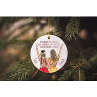 Weihnachten Beste Freunde Ornament, Bestie Weihnachtsgeschenk, Freundschaft Zwei Beste Geschenk Für Schwester, Besties Ornament von Timetobelove