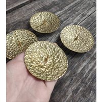 Vintage Kerzenhalter Aus Messing West Germany Christmas Decor, Set Mit 4 Stück Vintage Kerzenhalter Aus Messing West Germany Christmas Decor, Set Mit 4 Stück von Timetosellmyvintage