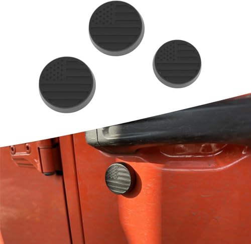 Timilge Schlüssellochabdeckungen, magnetische Türschlossabdeckung für Wrangler JL & Gladiator JT, Schlüsselloch-Schutzzubehör (für JL) von Timilge