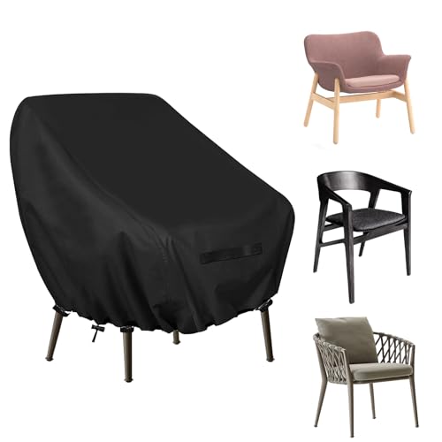 Timisea Abdeckung für Terrassenstuhl, Gartenstuhlbezug, Gartenstuhlbezüge, wasserdicht, strapazierfähig, für Gartenmöbel, 89 x 97 x 74 cm, 1 Stück von Timisea