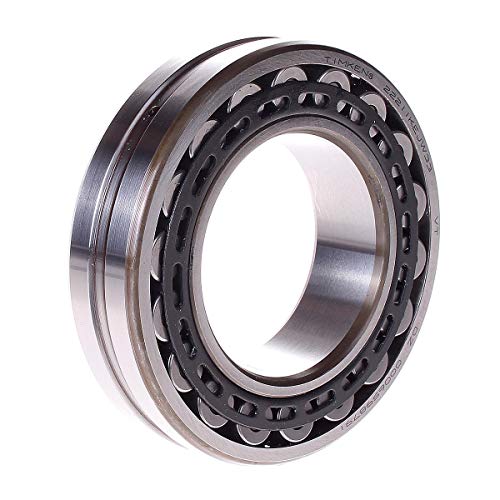 Timken 22211KEJW33 Series 222 Kugelrollenlager, konische Bohrung, gestanzter Nitrid-Stahlkäfig, High Perf, Std. Gleitlöcher und Nut in OR, 55 mm Bohrung von Timken