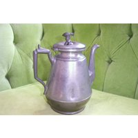 Vintage American Pewter Bird Kaffeekanne Vintage American Pewter Bird Kaffeekanne von TimsTreasures